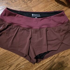 Nobull Women's Brown Athletic Shorts